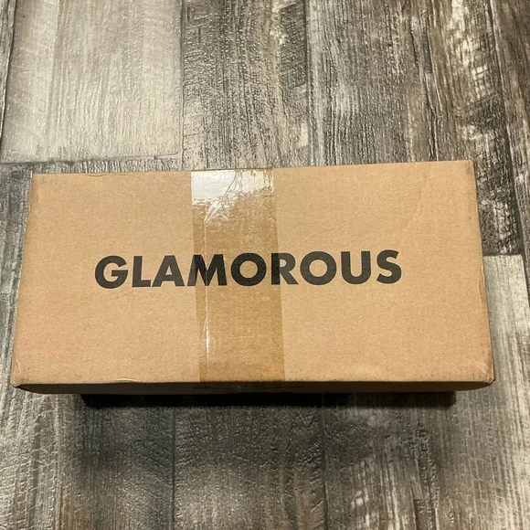 Glamorous Taupe Pointed Mule Heels Size 8 - Picture 11 of 16